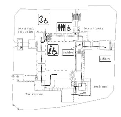 Mappa disabili piano terra