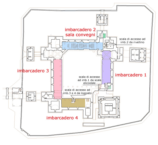 Mappa degli imbarcaderi